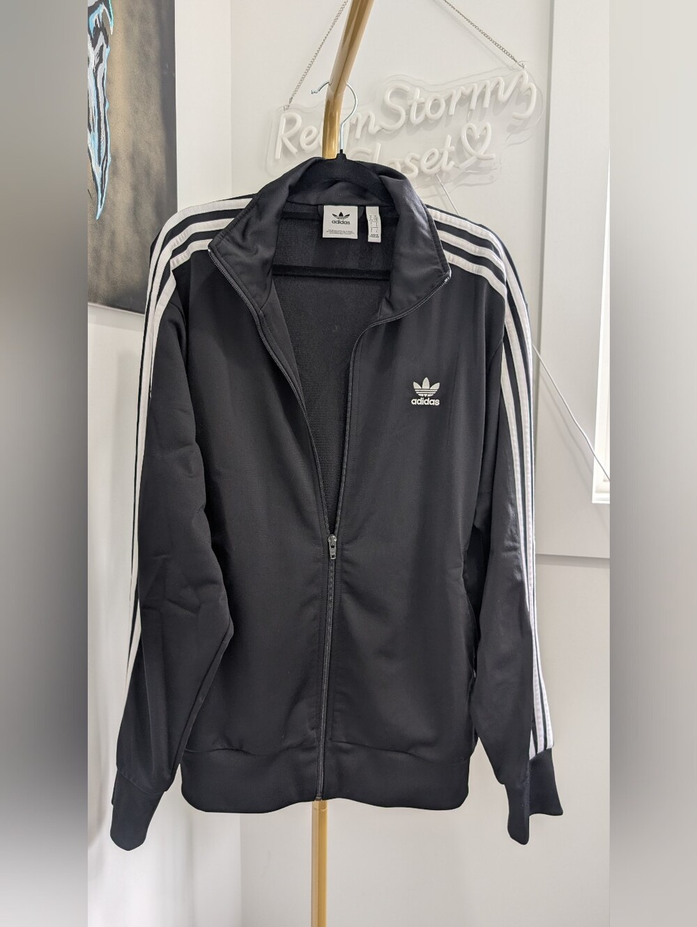 Adidas Originals Firebird Track Jacket - Black Retro Relaunch (DV1530) - Size